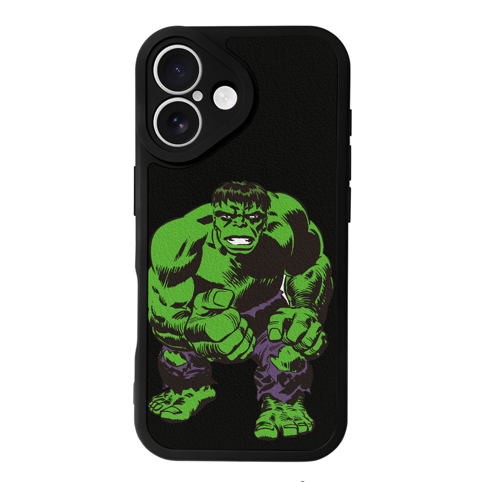 （画像用） アベンジャーズ The Avengers 【iPhone 16シリーズ対応】シリコンスマホケース（レザー調） 材質：シリコン